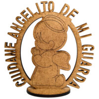 Ángel de la Guarda en MDF